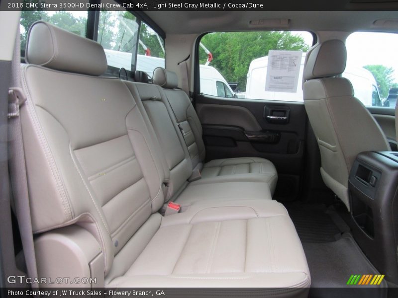 Rear Seat of 2016 Sierra 3500HD Denali Crew Cab 4x4