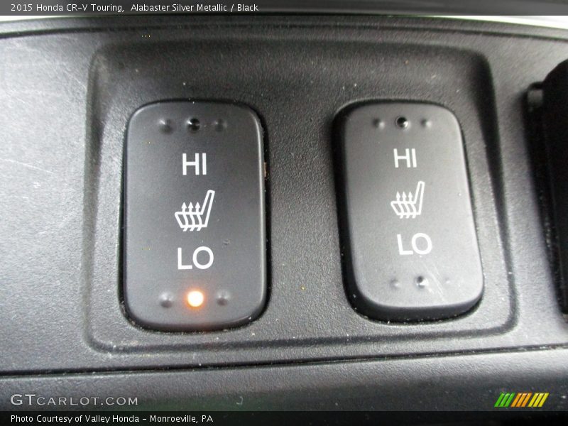 Alabaster Silver Metallic / Black 2015 Honda CR-V Touring