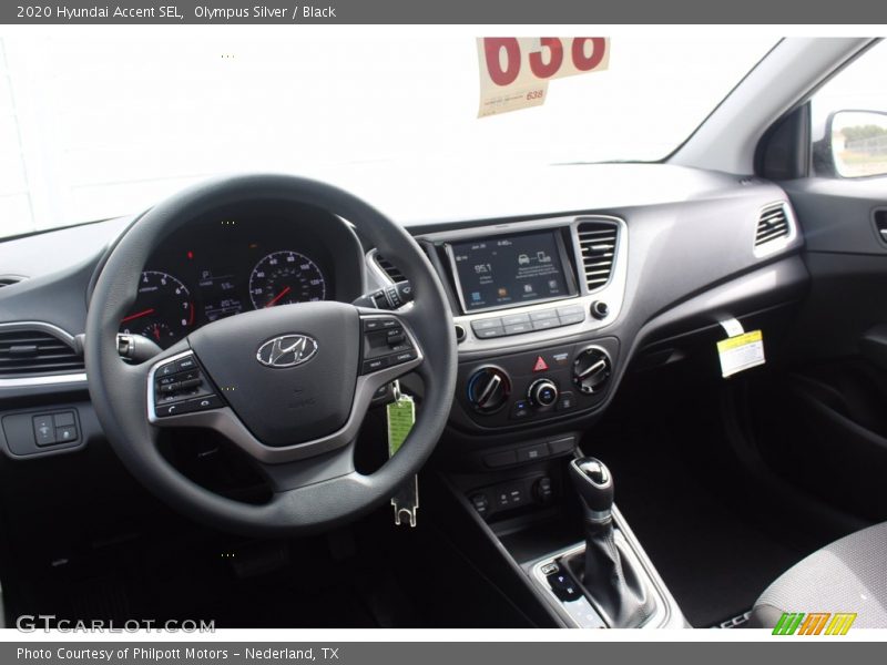 Olympus Silver / Black 2020 Hyundai Accent SEL