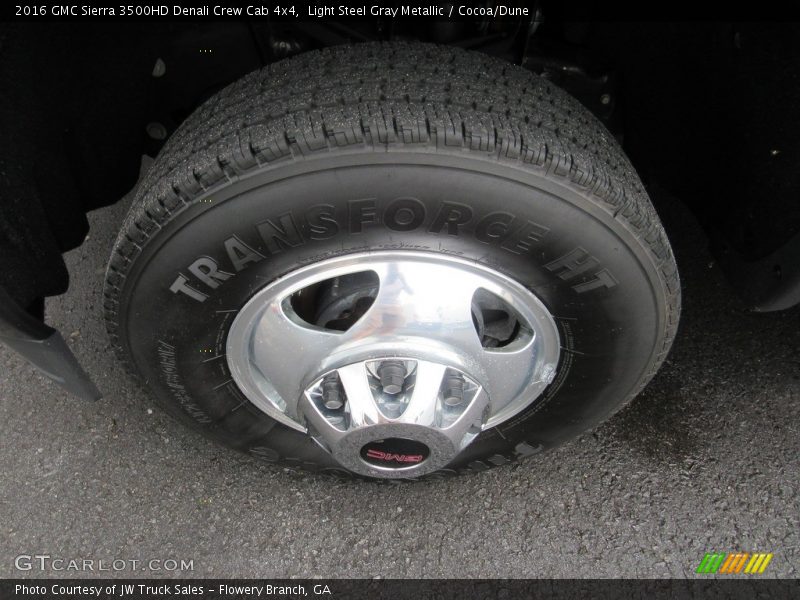 Light Steel Gray Metallic / Cocoa/Dune 2016 GMC Sierra 3500HD Denali Crew Cab 4x4