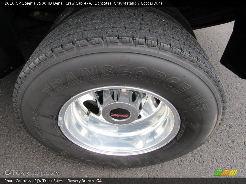 Light Steel Gray Metallic / Cocoa/Dune 2016 GMC Sierra 3500HD Denali Crew Cab 4x4