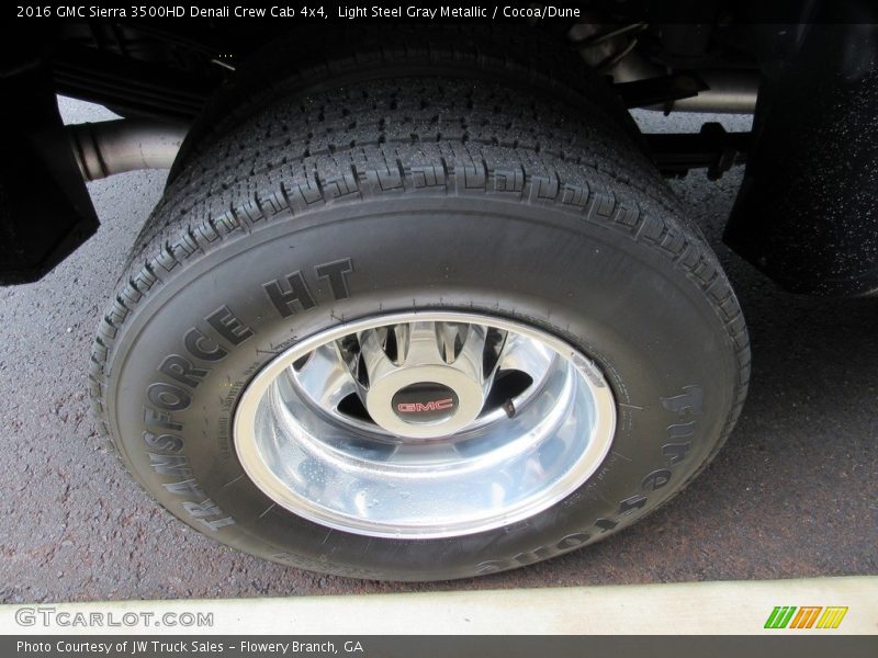 Light Steel Gray Metallic / Cocoa/Dune 2016 GMC Sierra 3500HD Denali Crew Cab 4x4