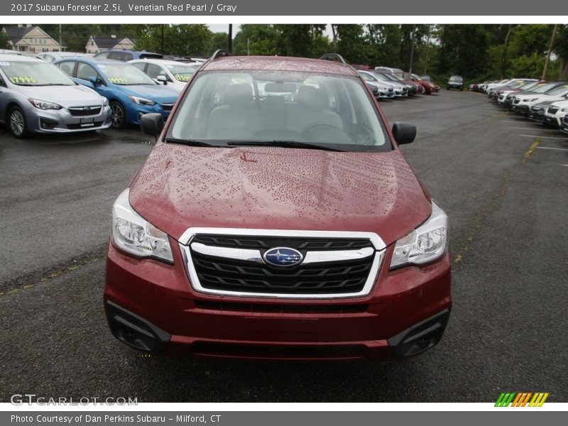 Venetian Red Pearl / Gray 2017 Subaru Forester 2.5i