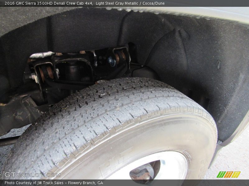 Light Steel Gray Metallic / Cocoa/Dune 2016 GMC Sierra 3500HD Denali Crew Cab 4x4