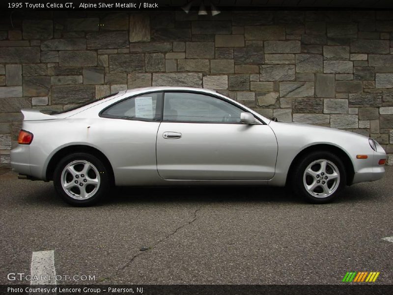 Alpine Silver Metallic / Black 1995 Toyota Celica GT