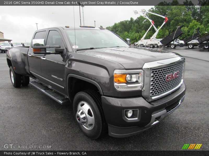  2016 Sierra 3500HD Denali Crew Cab 4x4 Light Steel Gray Metallic