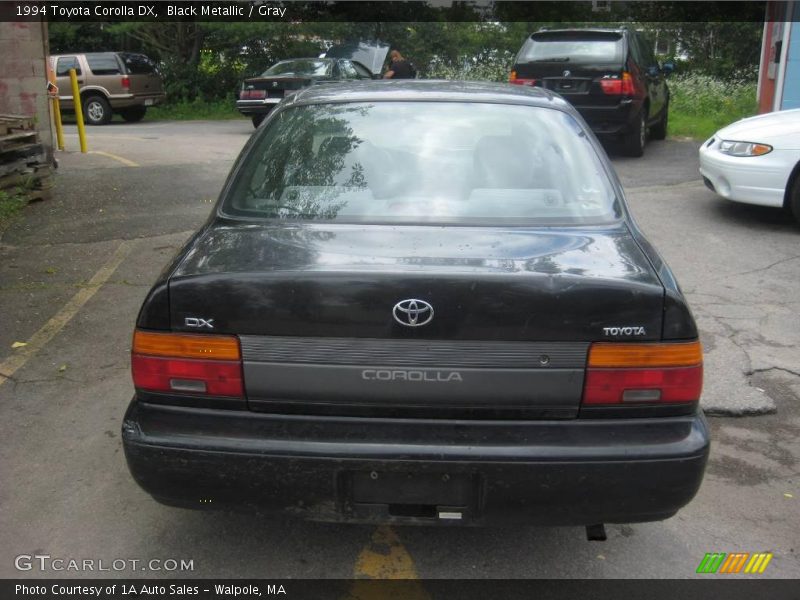 Black Metallic / Gray 1994 Toyota Corolla DX
