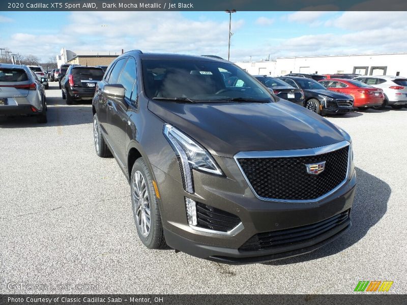 Dark Mocha Metallic / Jet Black 2020 Cadillac XT5 Sport AWD