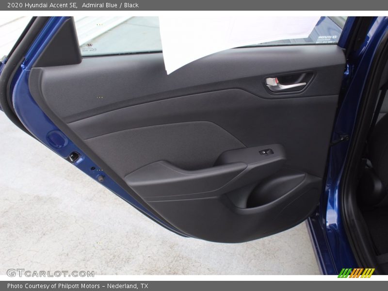 Admiral Blue / Black 2020 Hyundai Accent SE