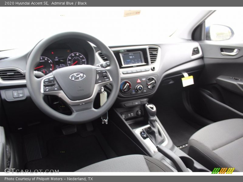 Admiral Blue / Black 2020 Hyundai Accent SE