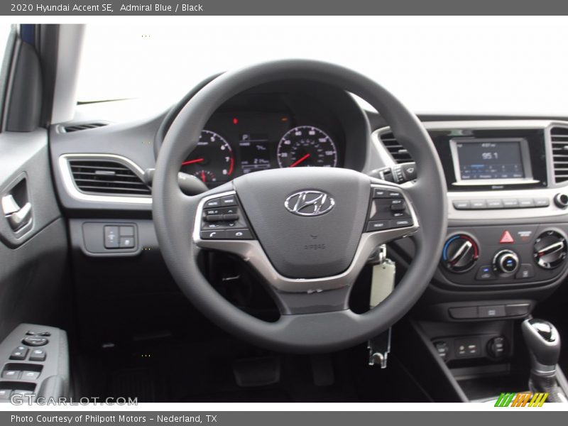 Admiral Blue / Black 2020 Hyundai Accent SE