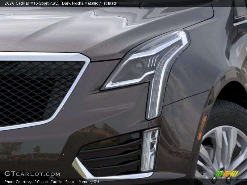Dark Mocha Metallic / Jet Black 2020 Cadillac XT5 Sport AWD