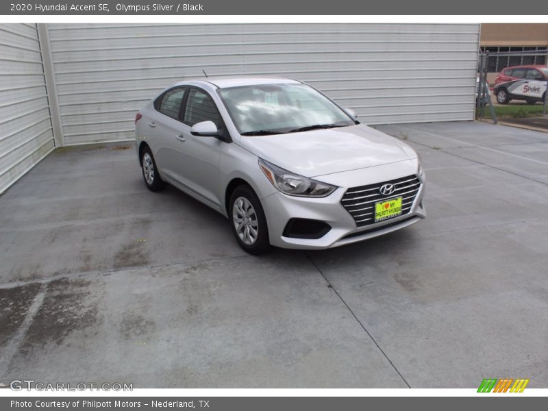 Olympus Silver / Black 2020 Hyundai Accent SE