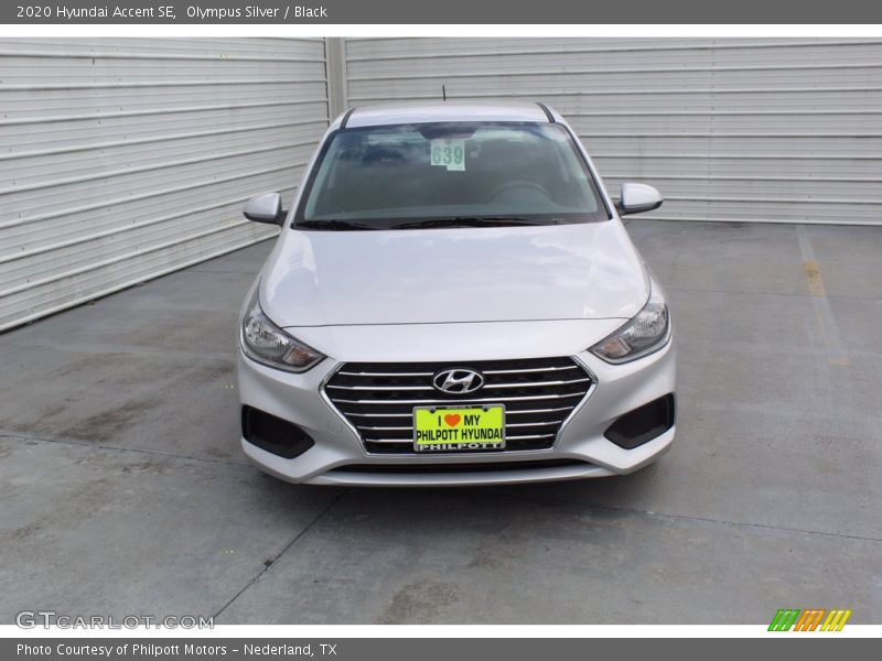 Olympus Silver / Black 2020 Hyundai Accent SE