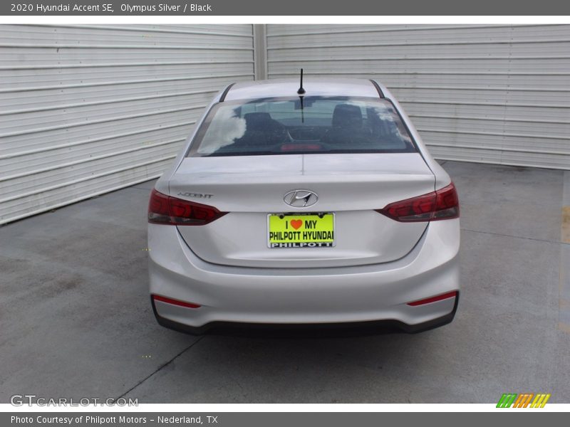 Olympus Silver / Black 2020 Hyundai Accent SE