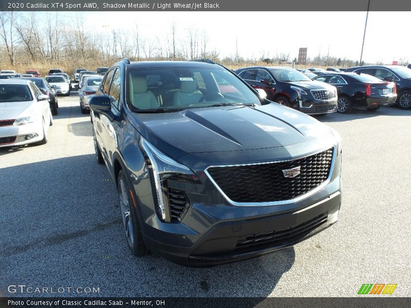 Shadow Metallic / Light Wheat/Jet Black 2020 Cadillac XT4 Sport AWD