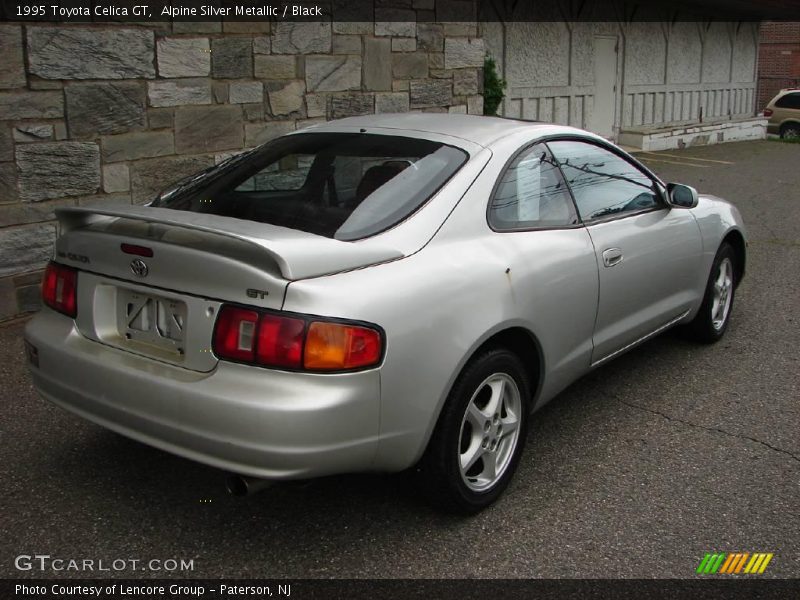 Alpine Silver Metallic / Black 1995 Toyota Celica GT