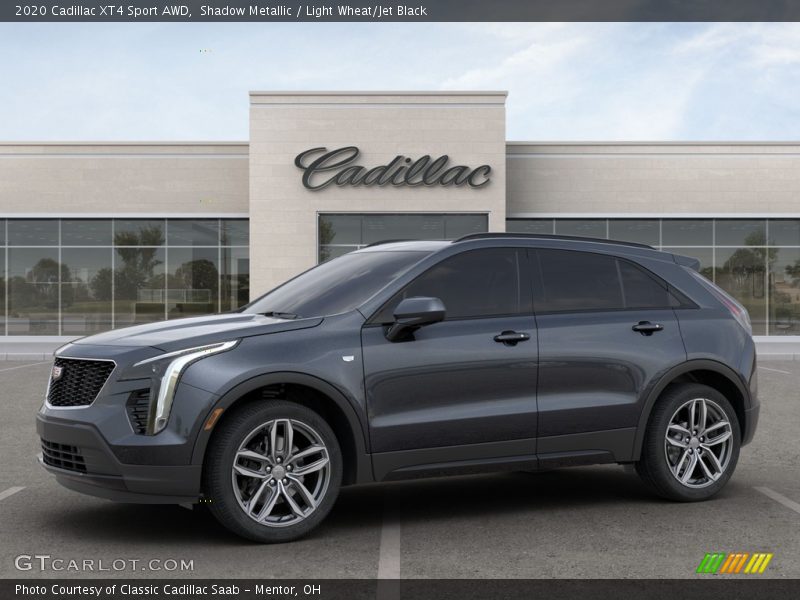Shadow Metallic / Light Wheat/Jet Black 2020 Cadillac XT4 Sport AWD