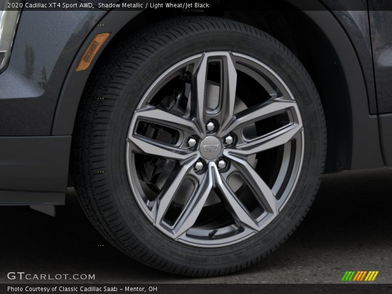Shadow Metallic / Light Wheat/Jet Black 2020 Cadillac XT4 Sport AWD