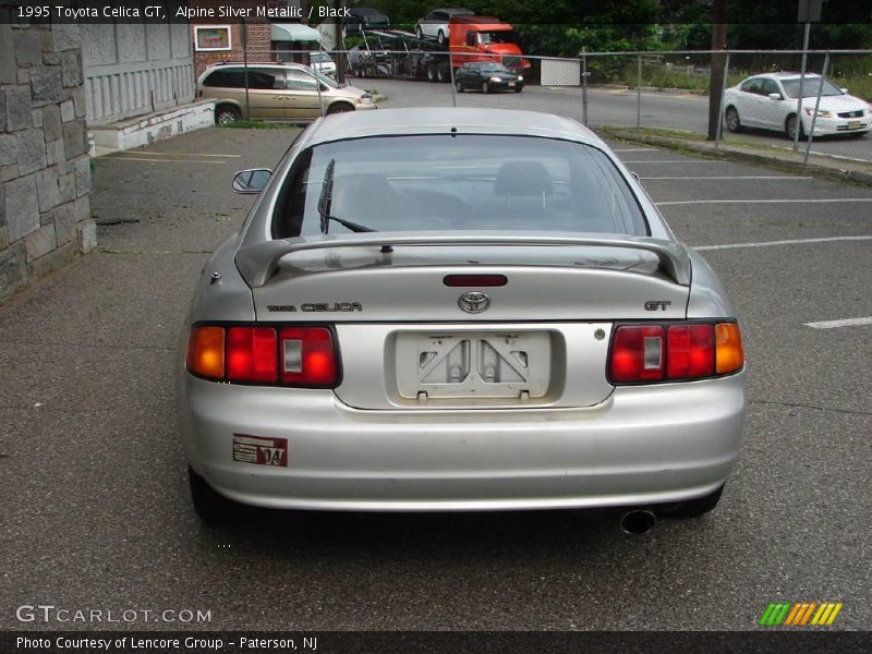 Alpine Silver Metallic / Black 1995 Toyota Celica GT