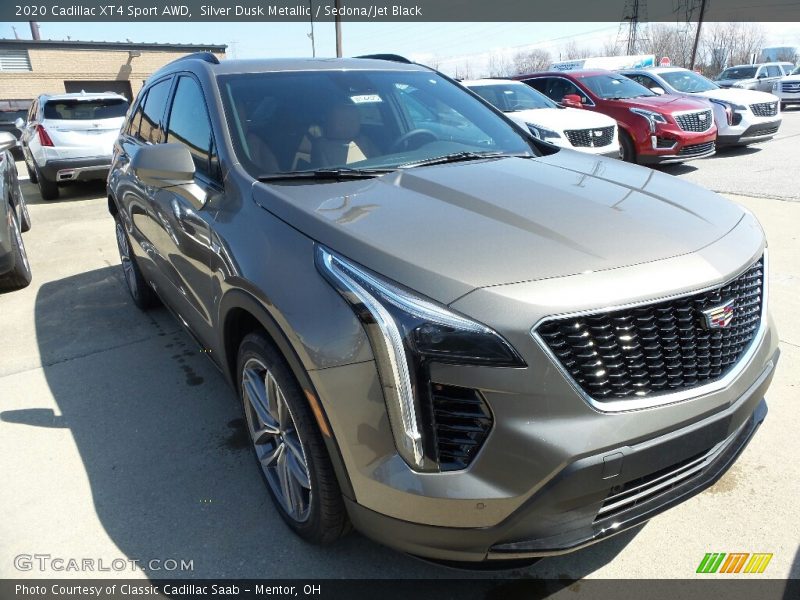 Silver Dusk Metallic / Sedona/Jet Black 2020 Cadillac XT4 Sport AWD