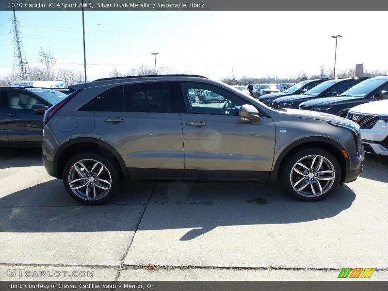 Silver Dusk Metallic / Sedona/Jet Black 2020 Cadillac XT4 Sport AWD