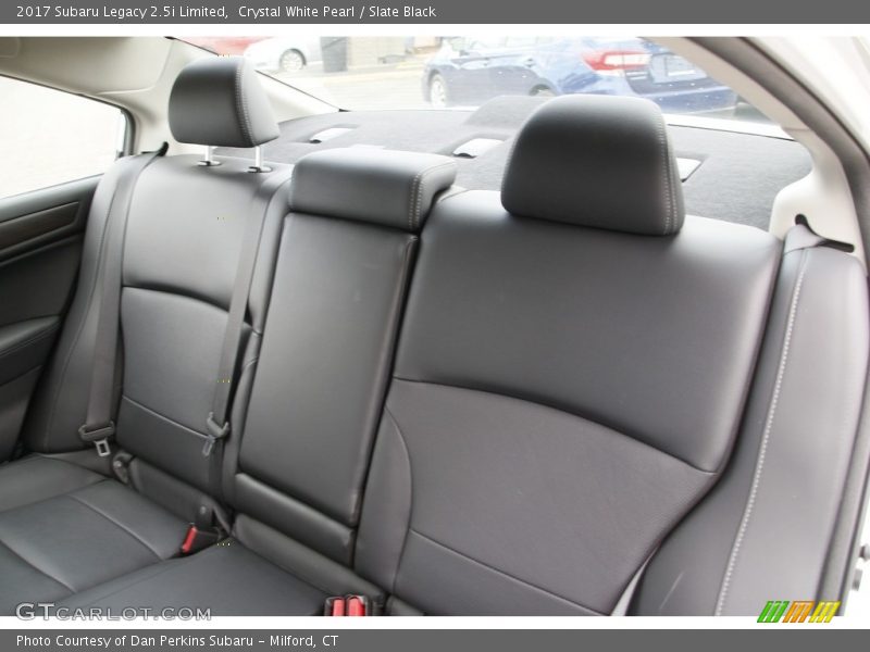 Crystal White Pearl / Slate Black 2017 Subaru Legacy 2.5i Limited