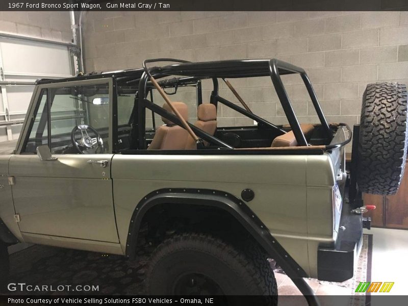 Gun Metal Gray / Tan 1967 Ford Bronco Sport Wagon