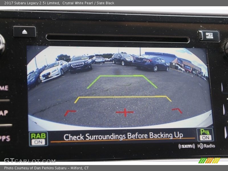Crystal White Pearl / Slate Black 2017 Subaru Legacy 2.5i Limited