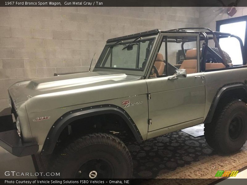 Gun Metal Gray / Tan 1967 Ford Bronco Sport Wagon