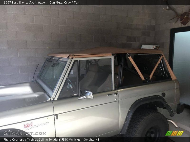 Gun Metal Gray / Tan 1967 Ford Bronco Sport Wagon