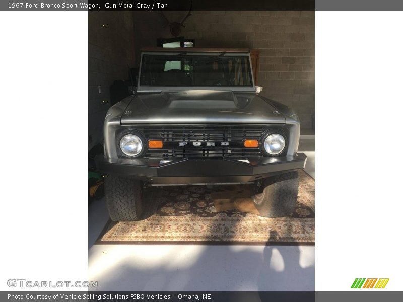 Gun Metal Gray / Tan 1967 Ford Bronco Sport Wagon