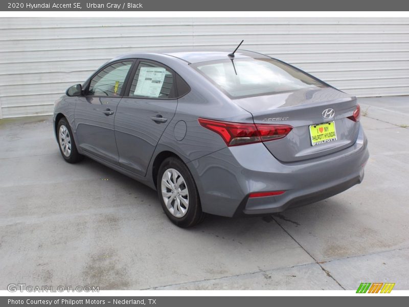 Urban Gray / Black 2020 Hyundai Accent SE