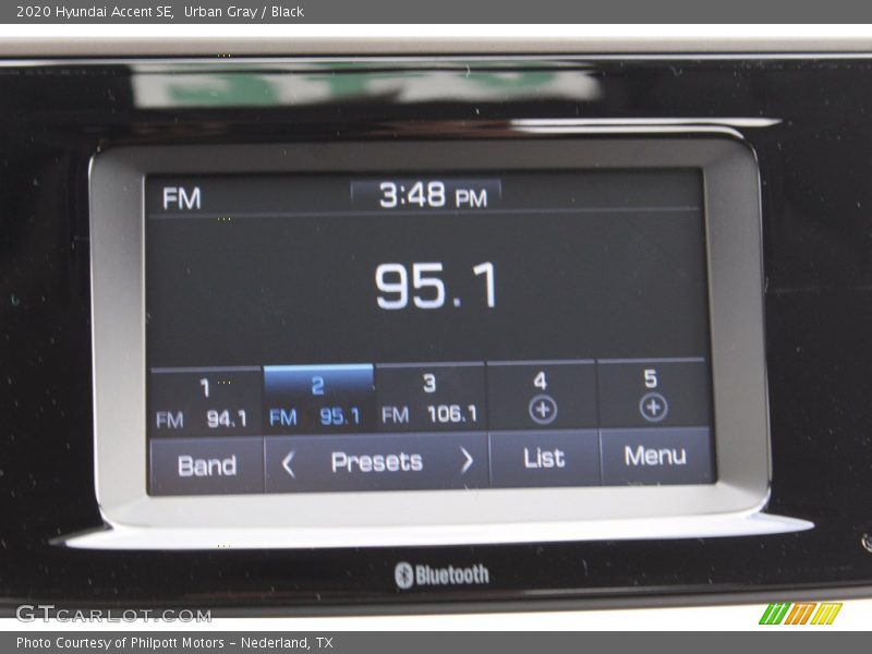 Urban Gray / Black 2020 Hyundai Accent SE