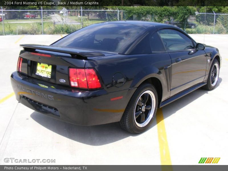 Black / Medium Graphite 2004 Ford Mustang V6 Coupe