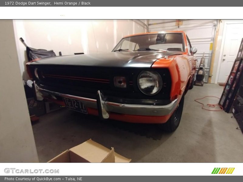 Hemi Orange / Black 1972 Dodge Dart Swinger