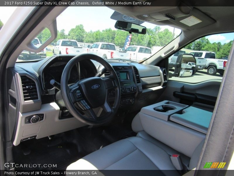 Front Seat of 2017 F250 Super Duty XL Crew Cab Chassis