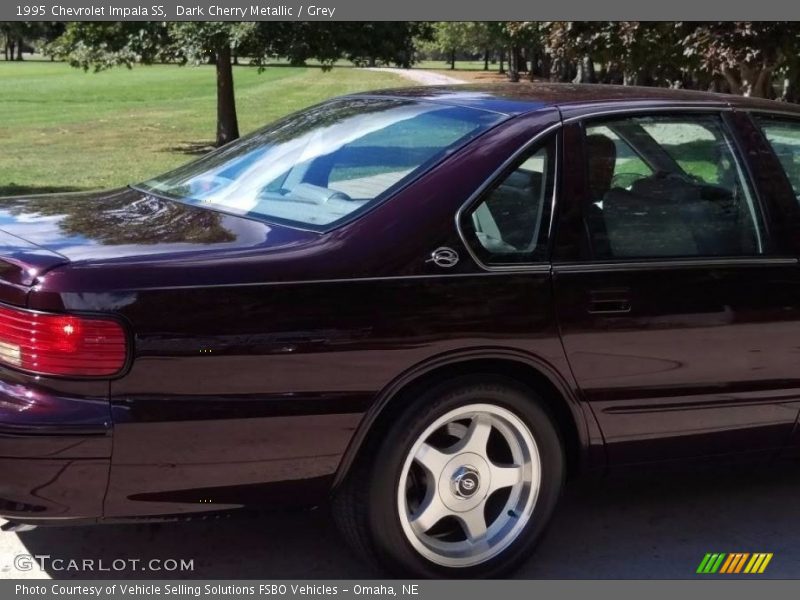 Dark Cherry Metallic / Grey 1995 Chevrolet Impala SS