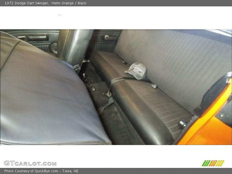 Rear Seat of 1972 Dart Swinger