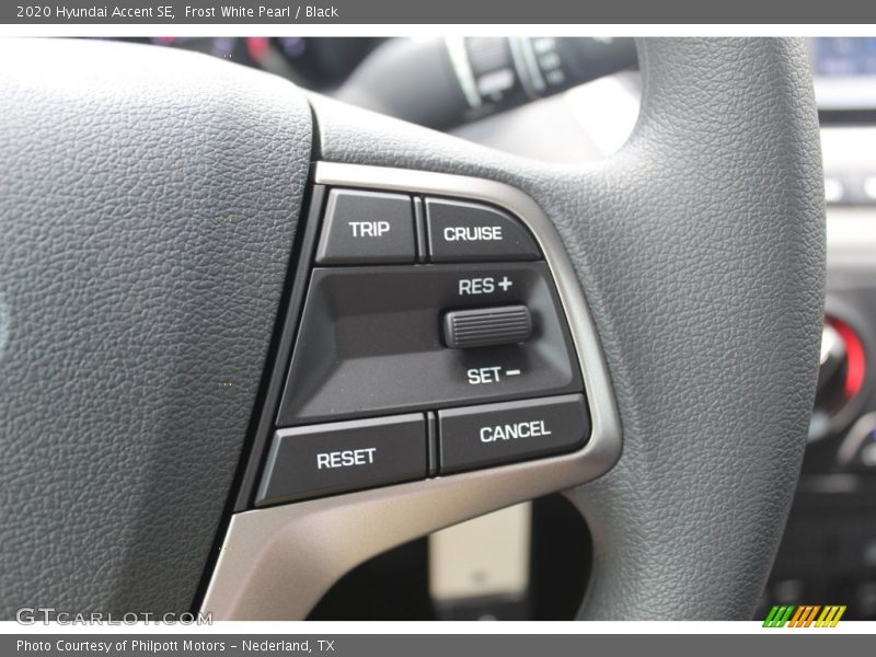 Frost White Pearl / Black 2020 Hyundai Accent SE