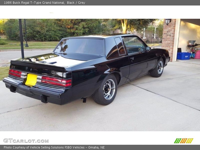 Black / Grey 1986 Buick Regal T-Type Grand National