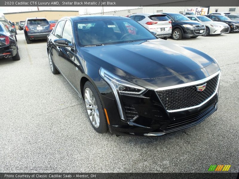 Stellar Black Metallic / Jet Black 2020 Cadillac CT6 Luxury AWD