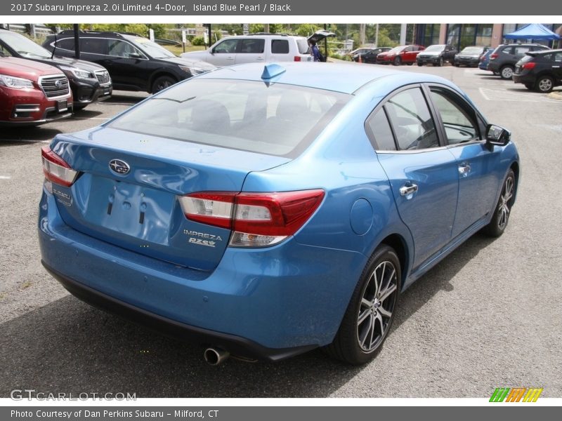 Island Blue Pearl / Black 2017 Subaru Impreza 2.0i Limited 4-Door