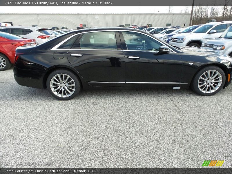 Stellar Black Metallic / Jet Black 2020 Cadillac CT6 Luxury AWD