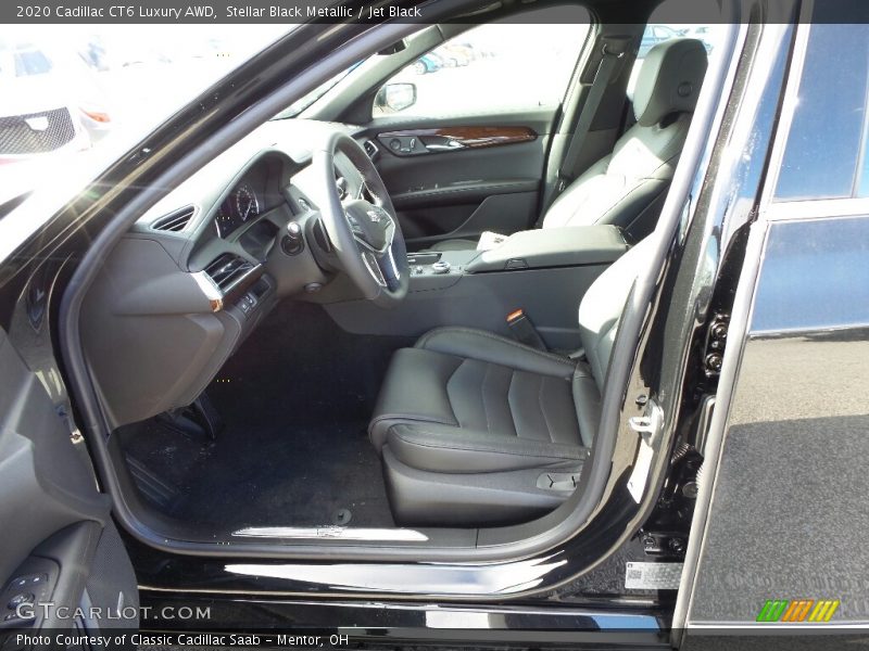 Stellar Black Metallic / Jet Black 2020 Cadillac CT6 Luxury AWD