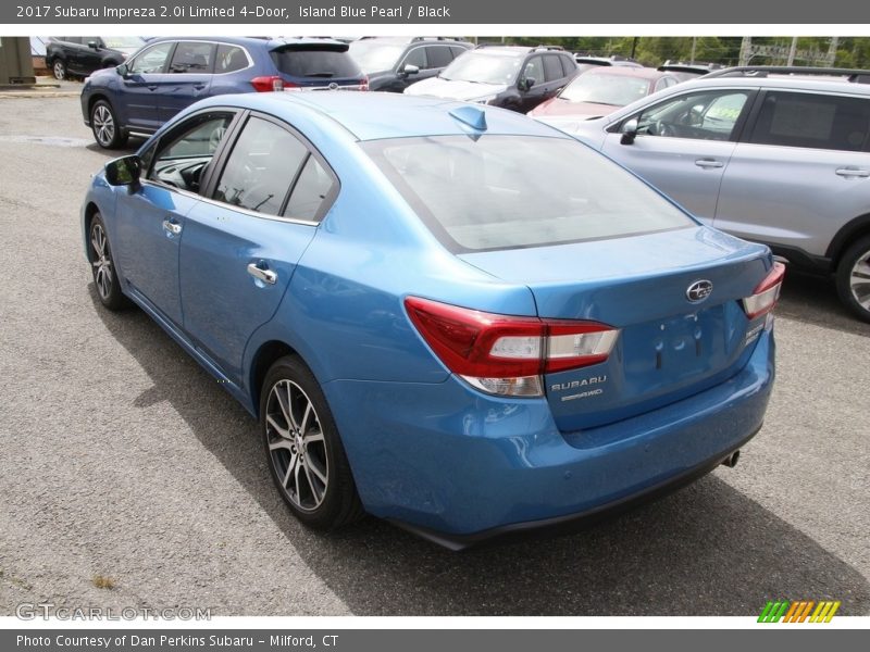 Island Blue Pearl / Black 2017 Subaru Impreza 2.0i Limited 4-Door