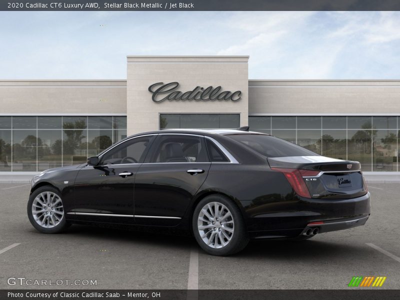 Stellar Black Metallic / Jet Black 2020 Cadillac CT6 Luxury AWD