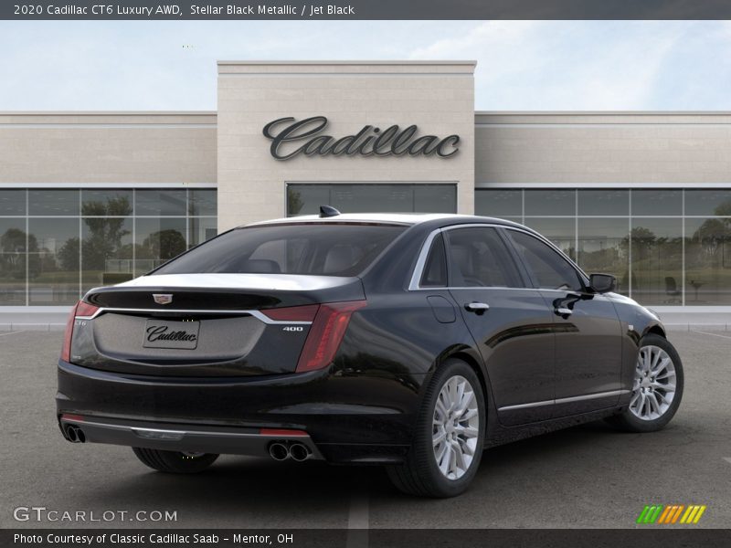 Stellar Black Metallic / Jet Black 2020 Cadillac CT6 Luxury AWD