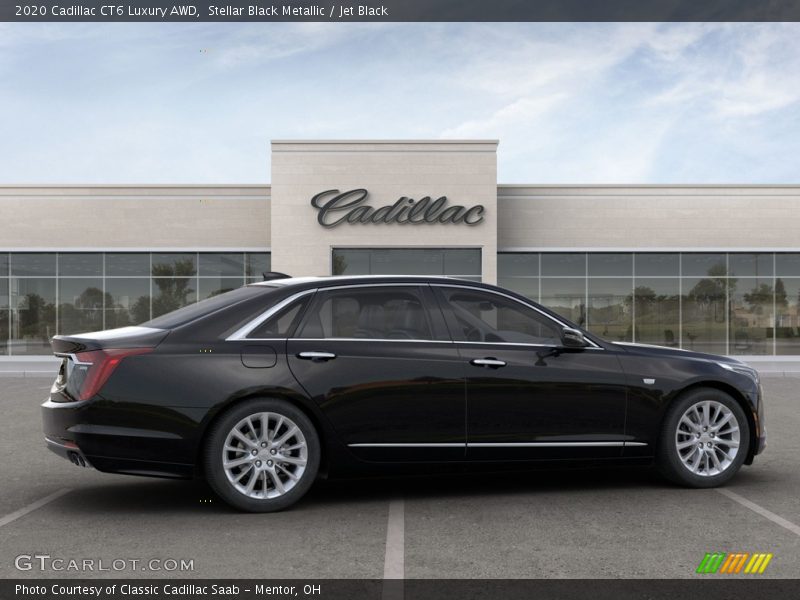 Stellar Black Metallic / Jet Black 2020 Cadillac CT6 Luxury AWD