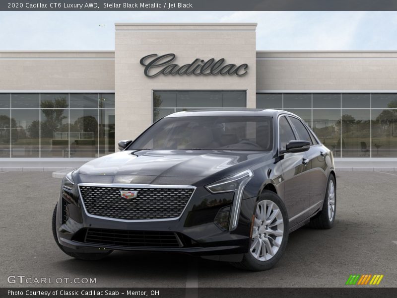 Stellar Black Metallic / Jet Black 2020 Cadillac CT6 Luxury AWD